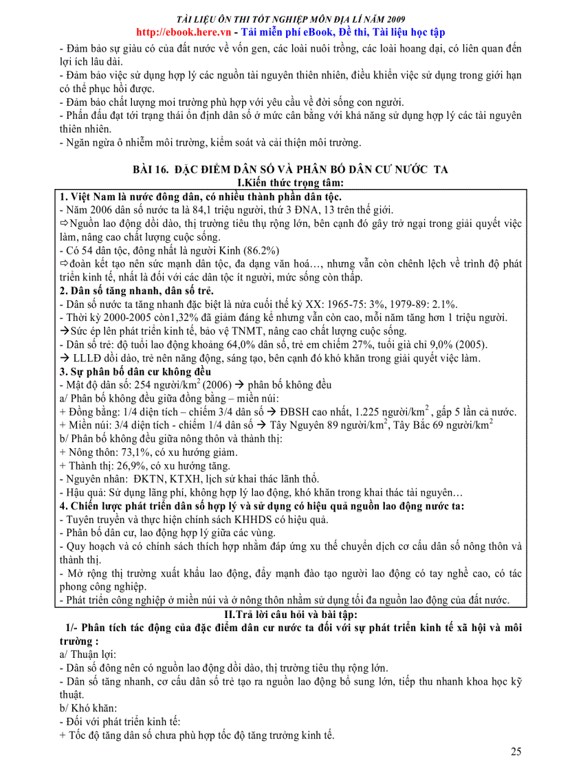 image for page Tuyển tập Ôn thi ĐH CĐ môn Địa Lý