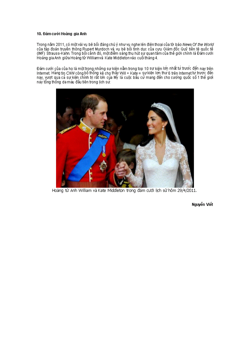 image for page 10 sự kiện quốc tế nổi bật năm 2011