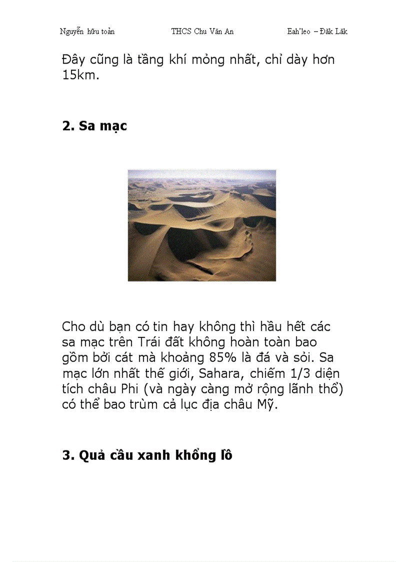 image for page 10 sự thật thú vị về Trái Đất