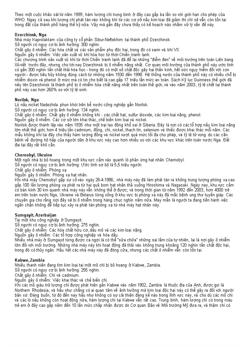 image for page 10 thành phố ô nhiễm nhất thế giới