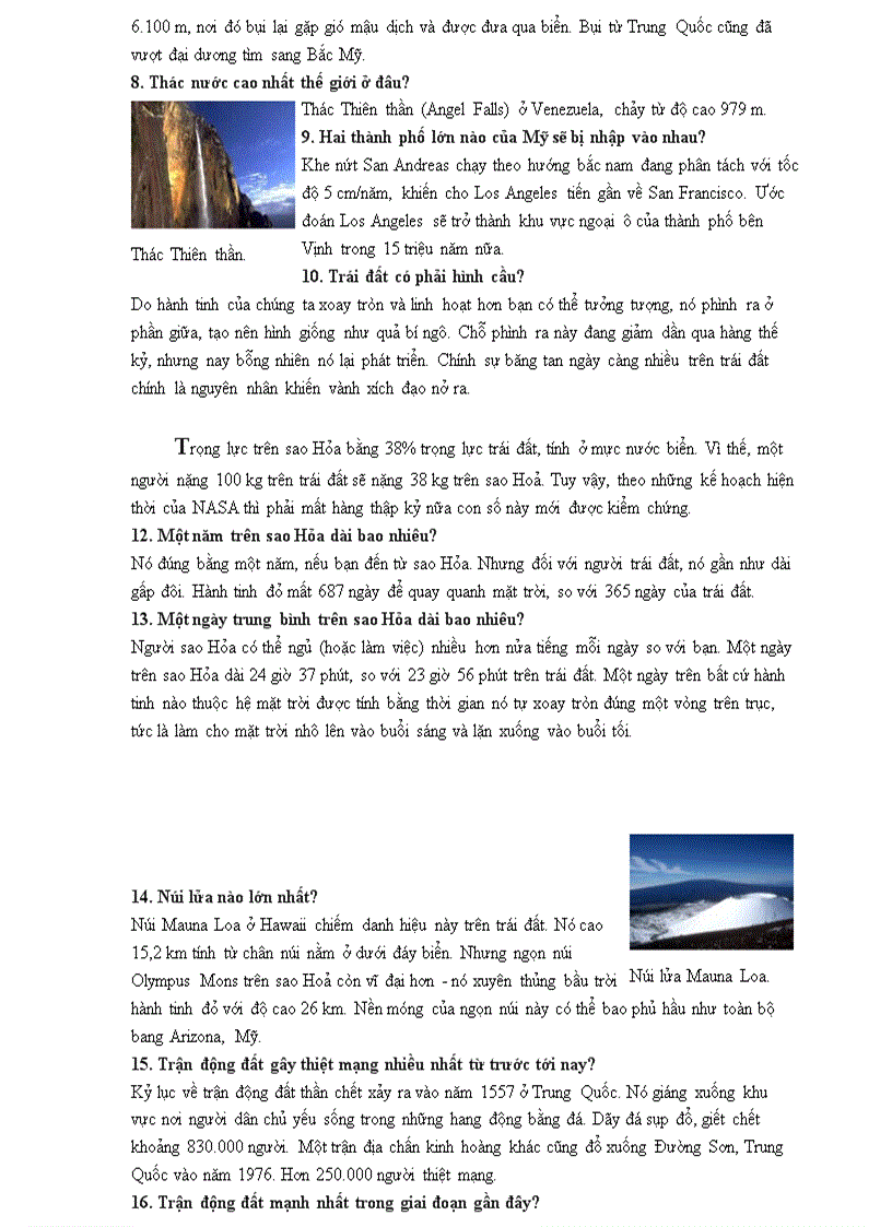 image for page 101 điều thú vị về Trái đất