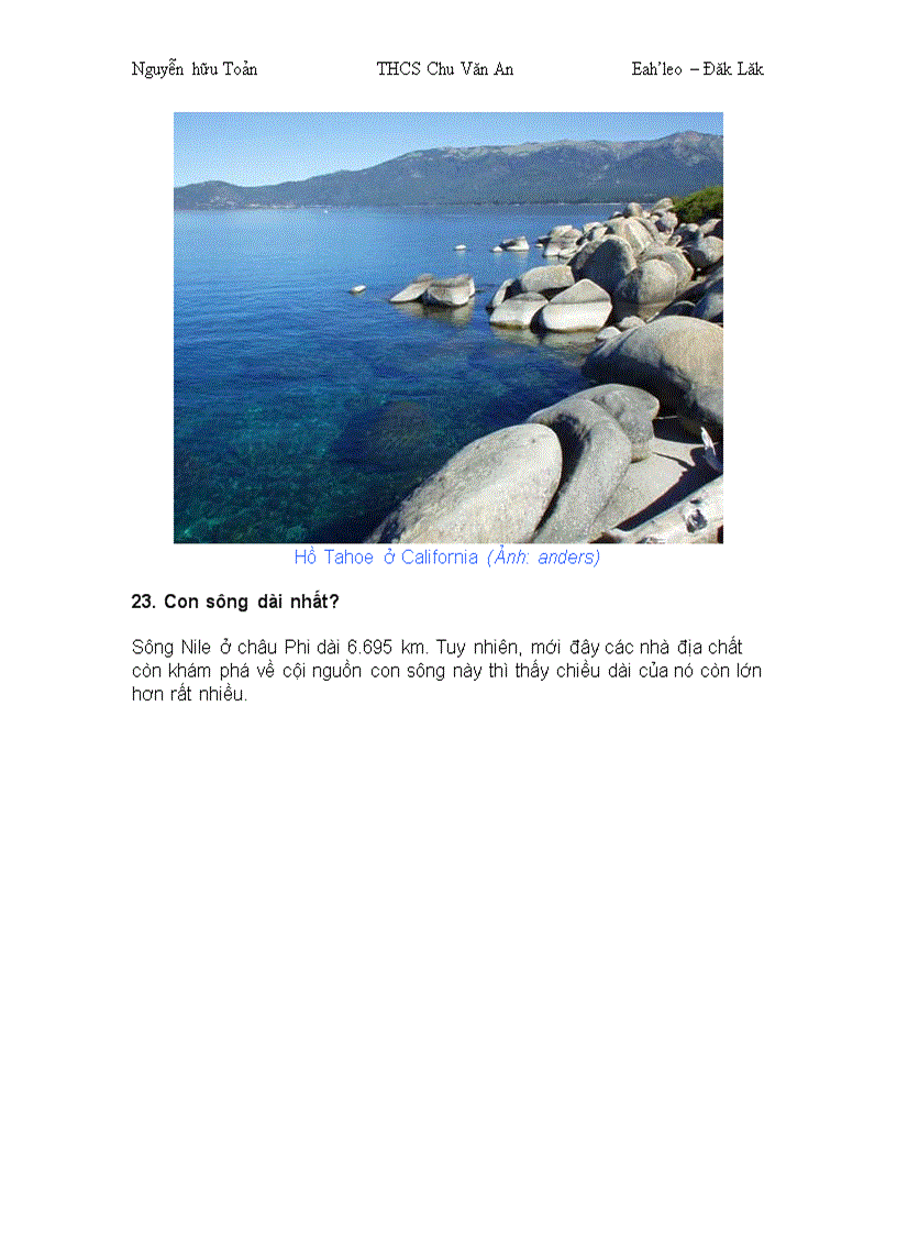 image for page 101 điều thú vị về Trái Đất phần 2