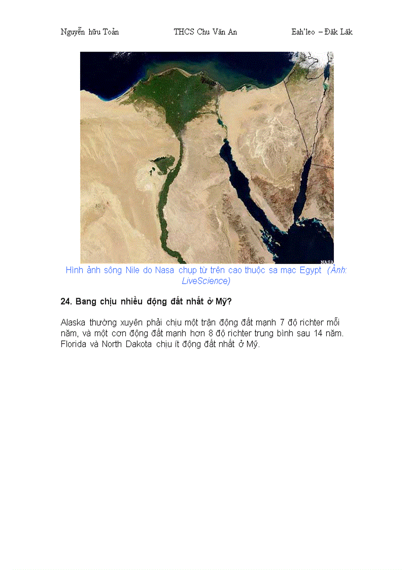 image for page 101 điều thú vị về Trái Đất phần 2