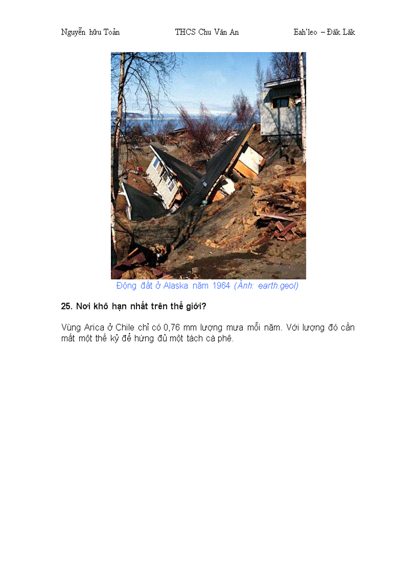 image for page 101 điều thú vị về Trái Đất phần 2