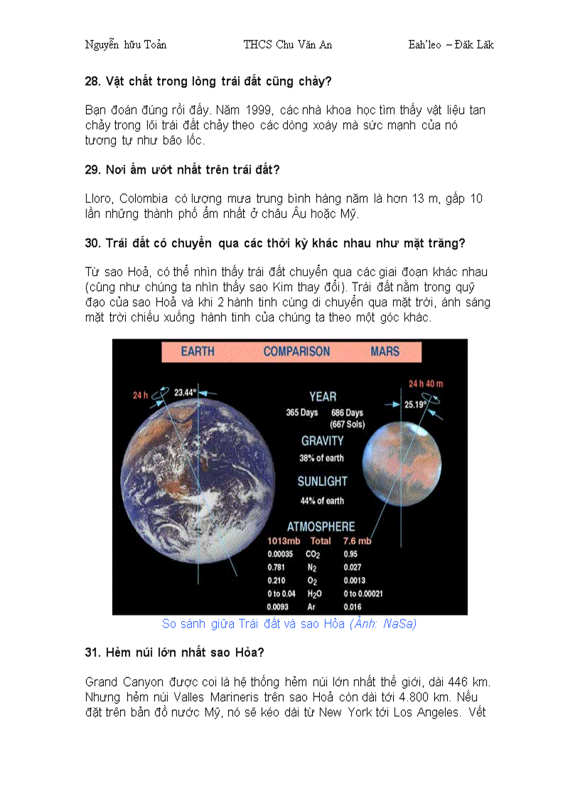 image for page 101 điều thú vị về Trái Đất phần 2