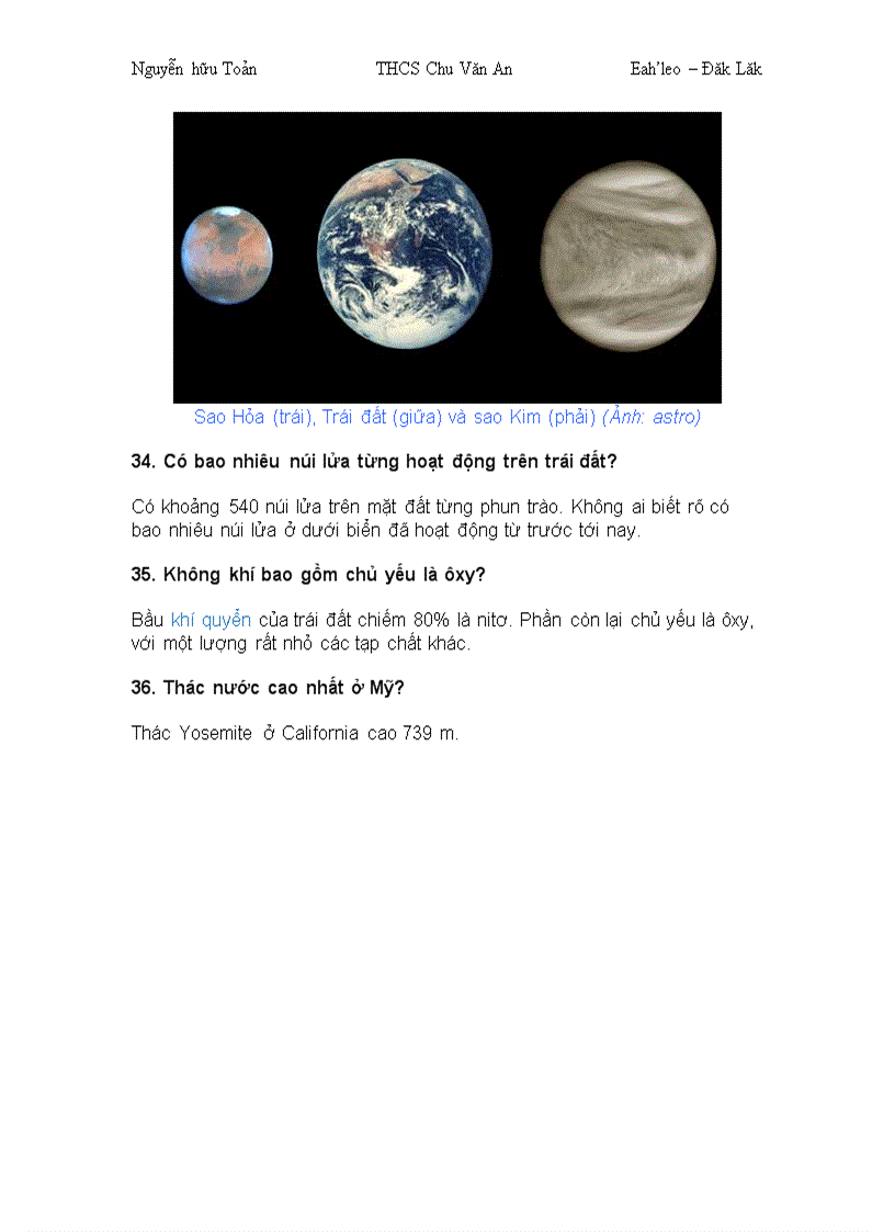 image for page 101 điều thú vị về Trái Đất phần 2