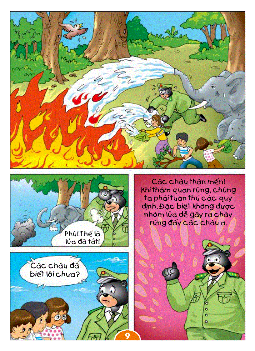 image for page Bác Gấu kiểm lâm