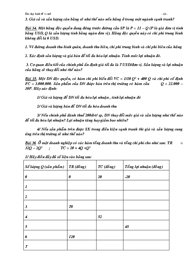 image for page Bai tap kinh te vi mo