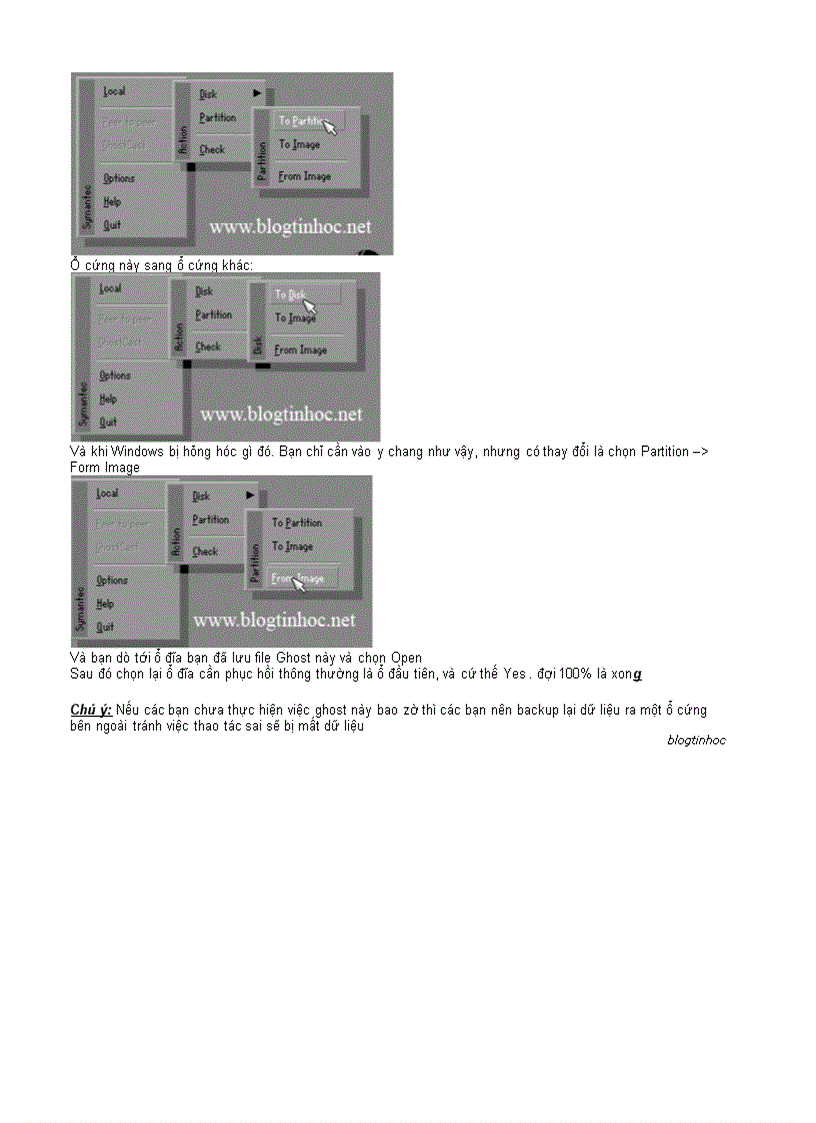 image for page Cách tạo file ghost