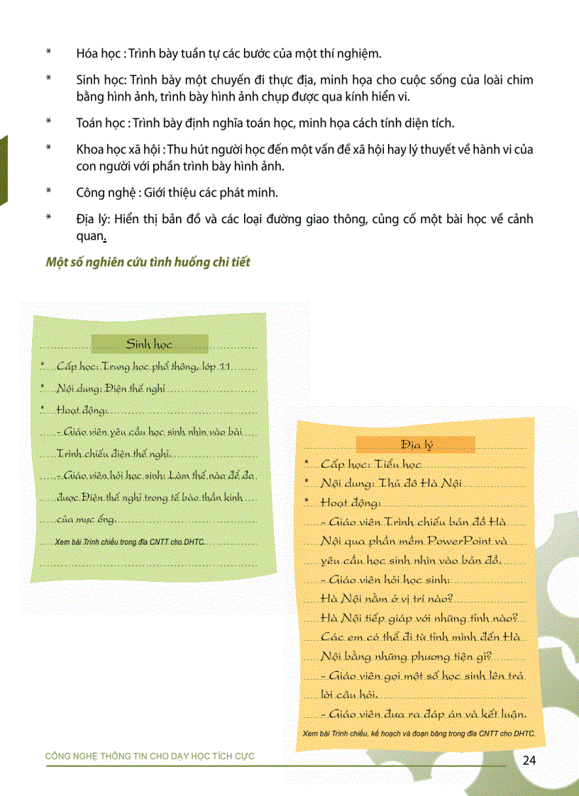 image for page Công nghệ thông tin cho dạy học tích cực