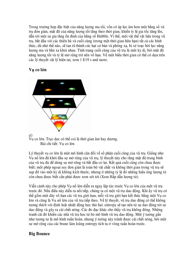 image for page Giả thiết về sự kết thúc của vũ trụ