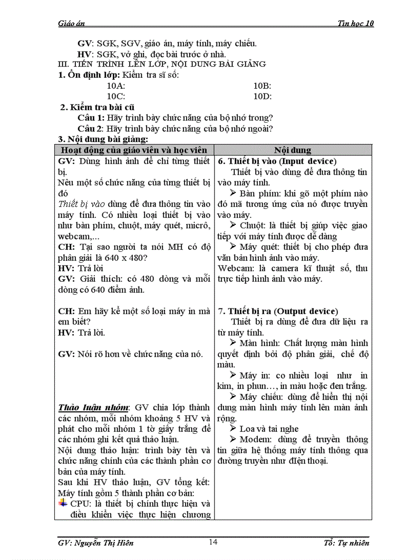 image for page Giáo án 10 TT GDTX