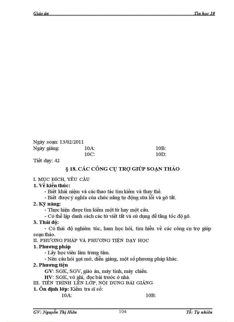 image for page Giáo án 10 TT GDTX