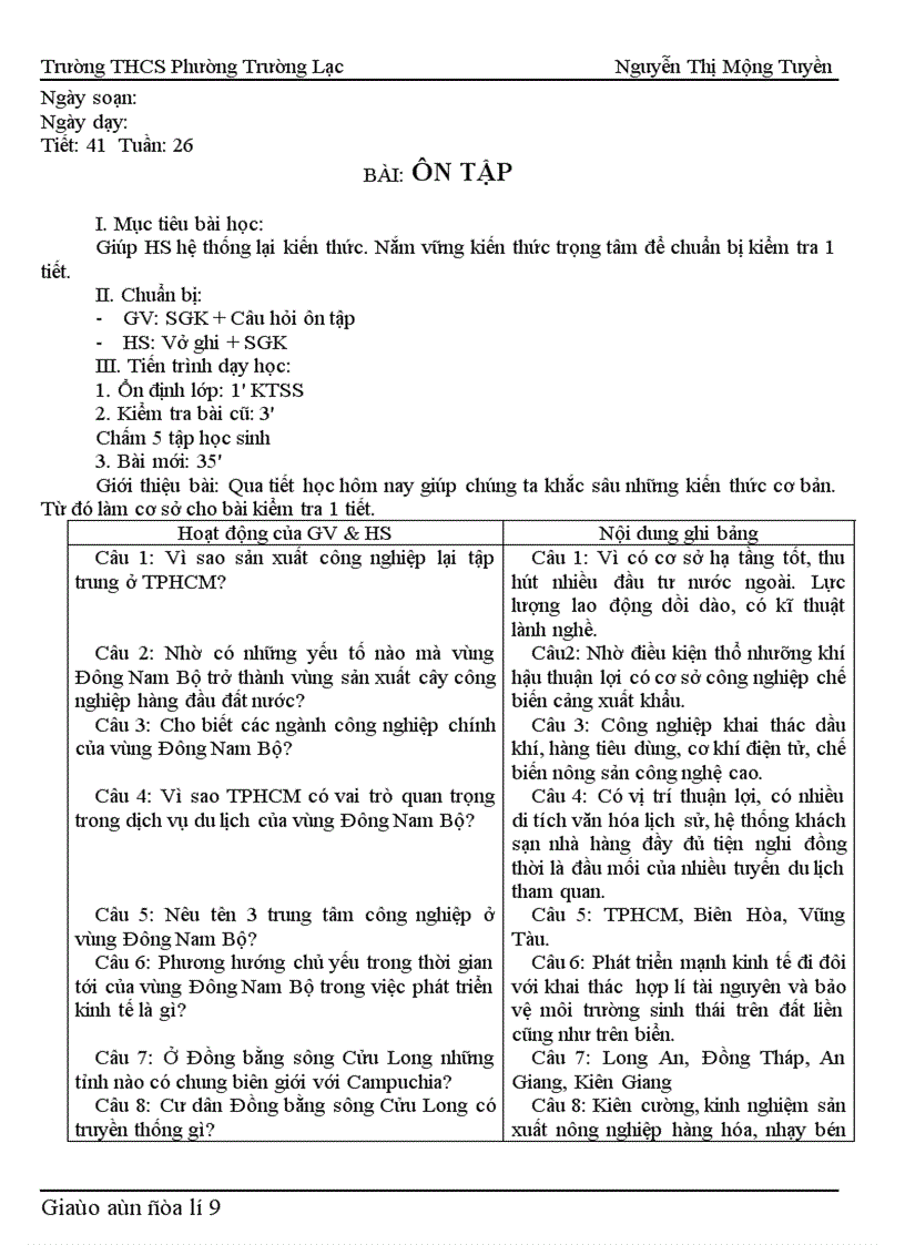 image for page Giao an 9 tư bai 20