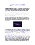 Lich su hinh thanh trai dat