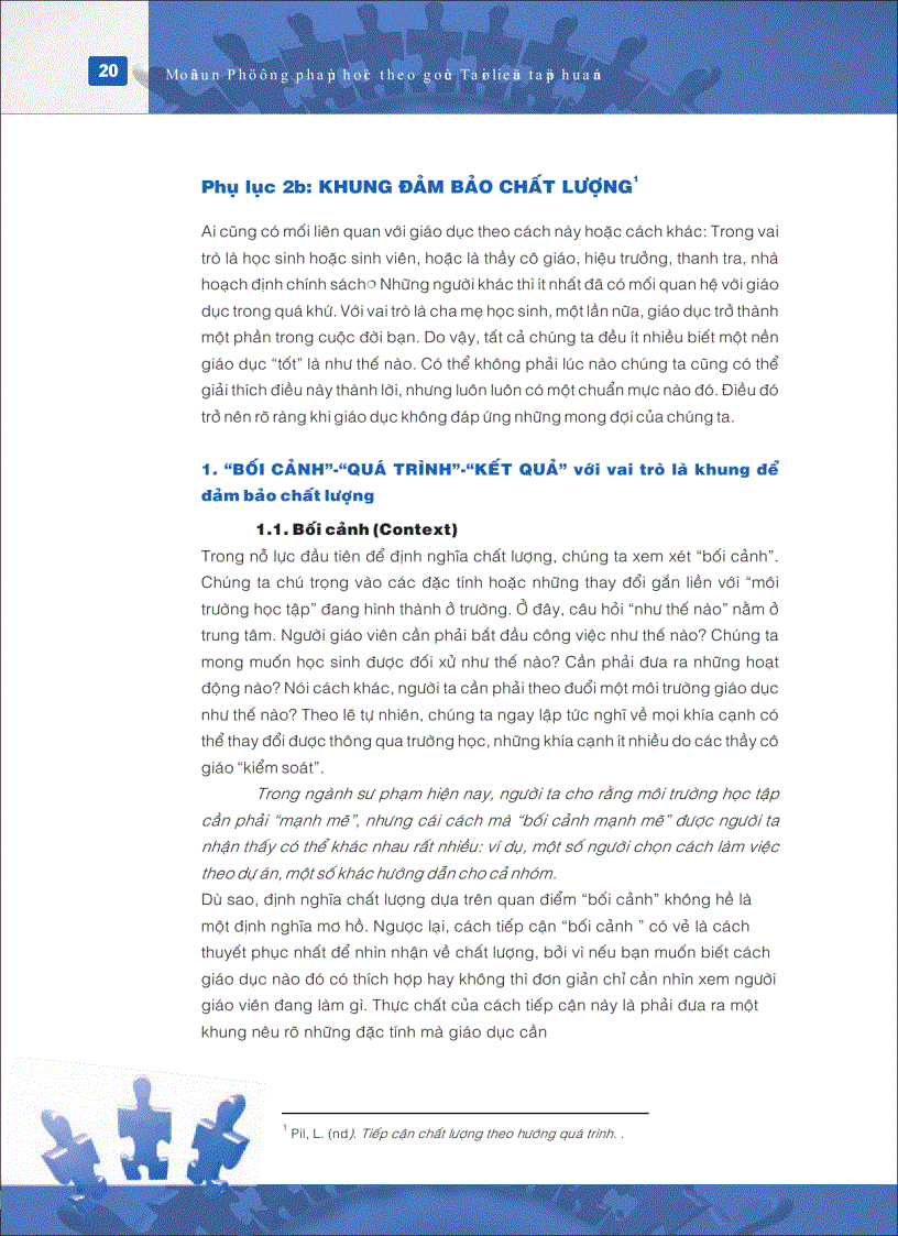 image for page Mô đun đào tạo giáo viên về Học theo góc