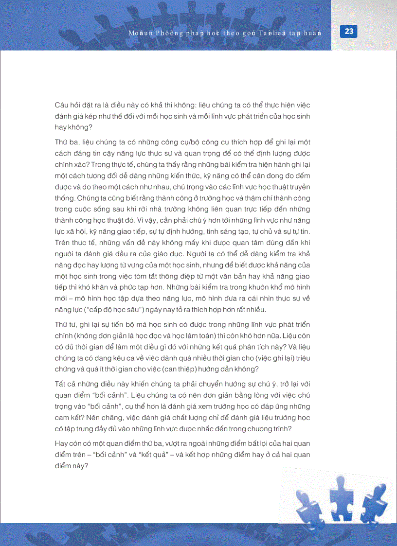 image for page Mô đun đào tạo giáo viên về Học theo góc