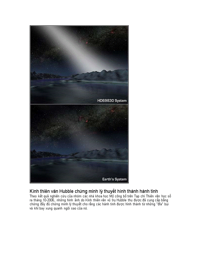 image for page Phát hiện hành tinh giống hệ Mặt Trời