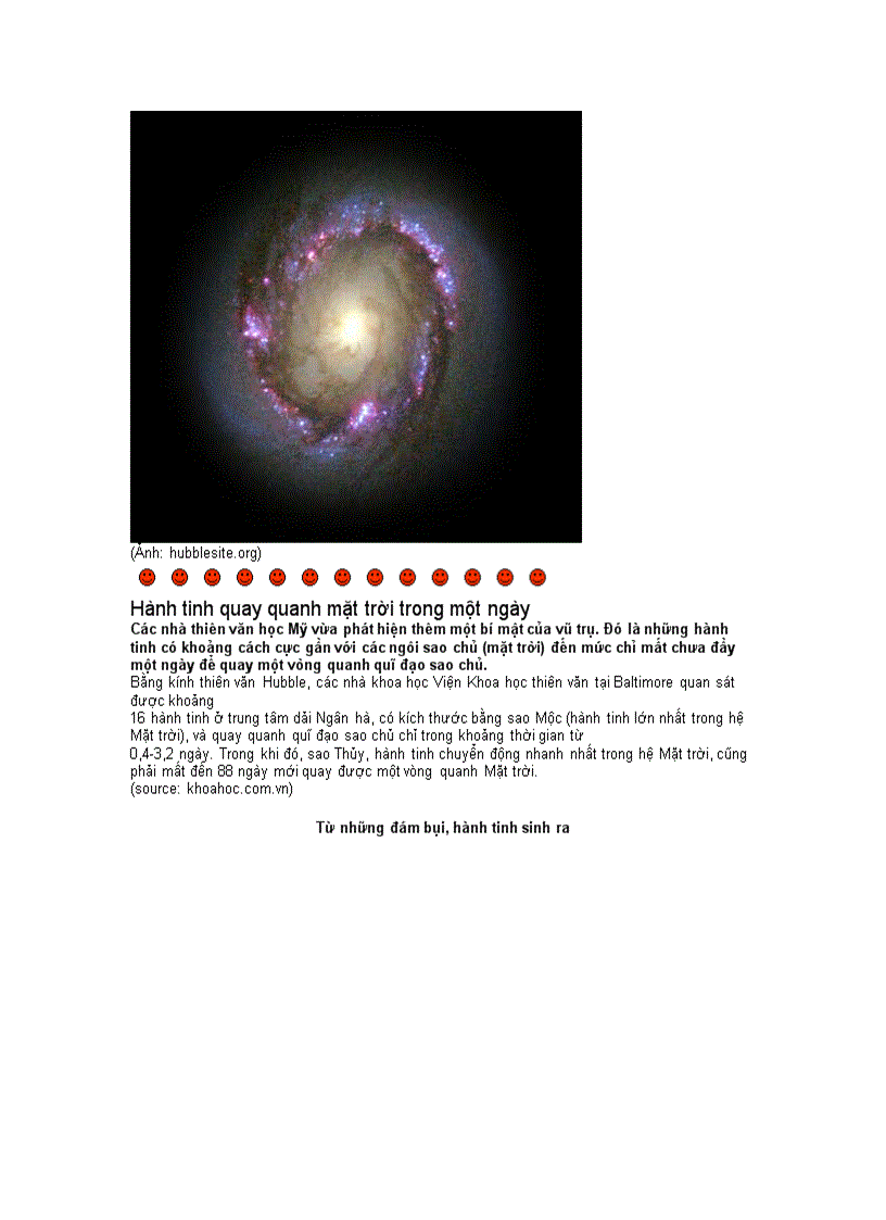 image for page Phát hiện hành tinh giống hệ Mặt Trời