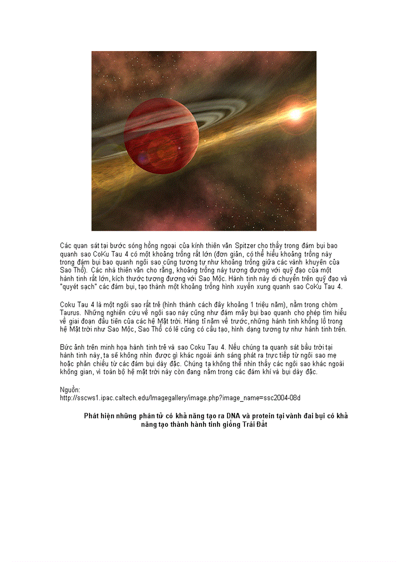 image for page Phát hiện hành tinh giống hệ Mặt Trời