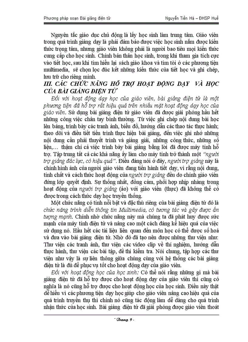 image for page Phương pháp soạn Bài giảng điện tử