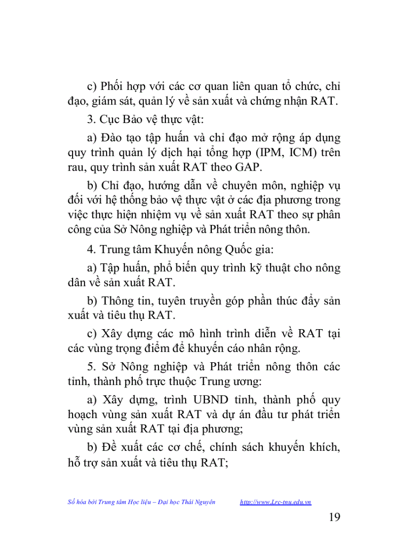 image for page Sản xuất rau an toàn