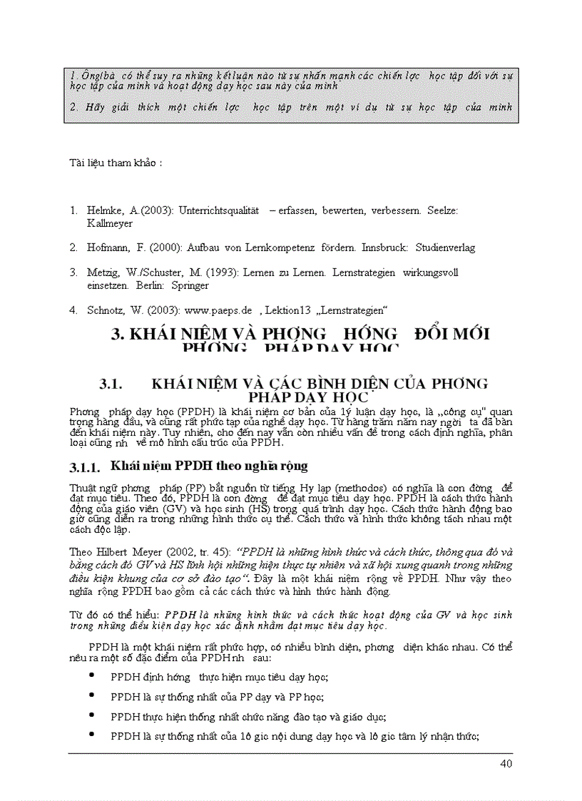 image for page Tài liệu bồi dưỡng Phương pháp dạy học