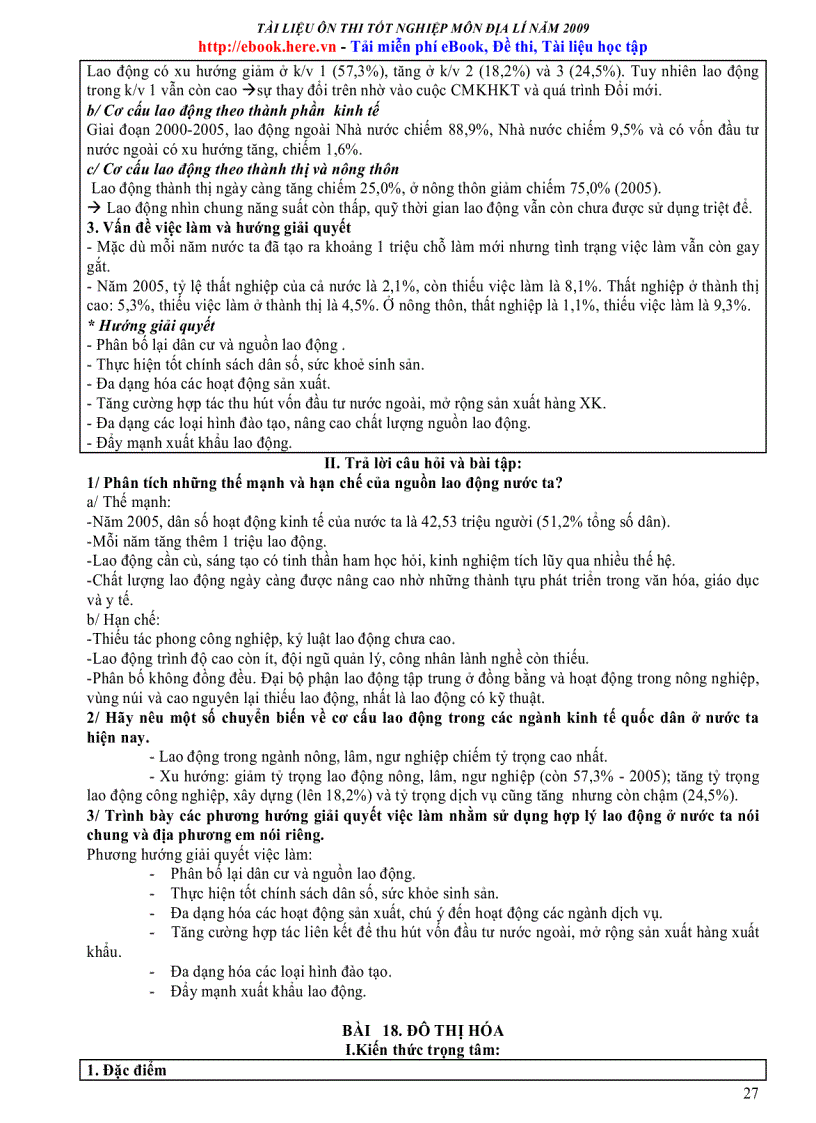 image for page Tài liệu ôn thi Môn Địa Lý 2010