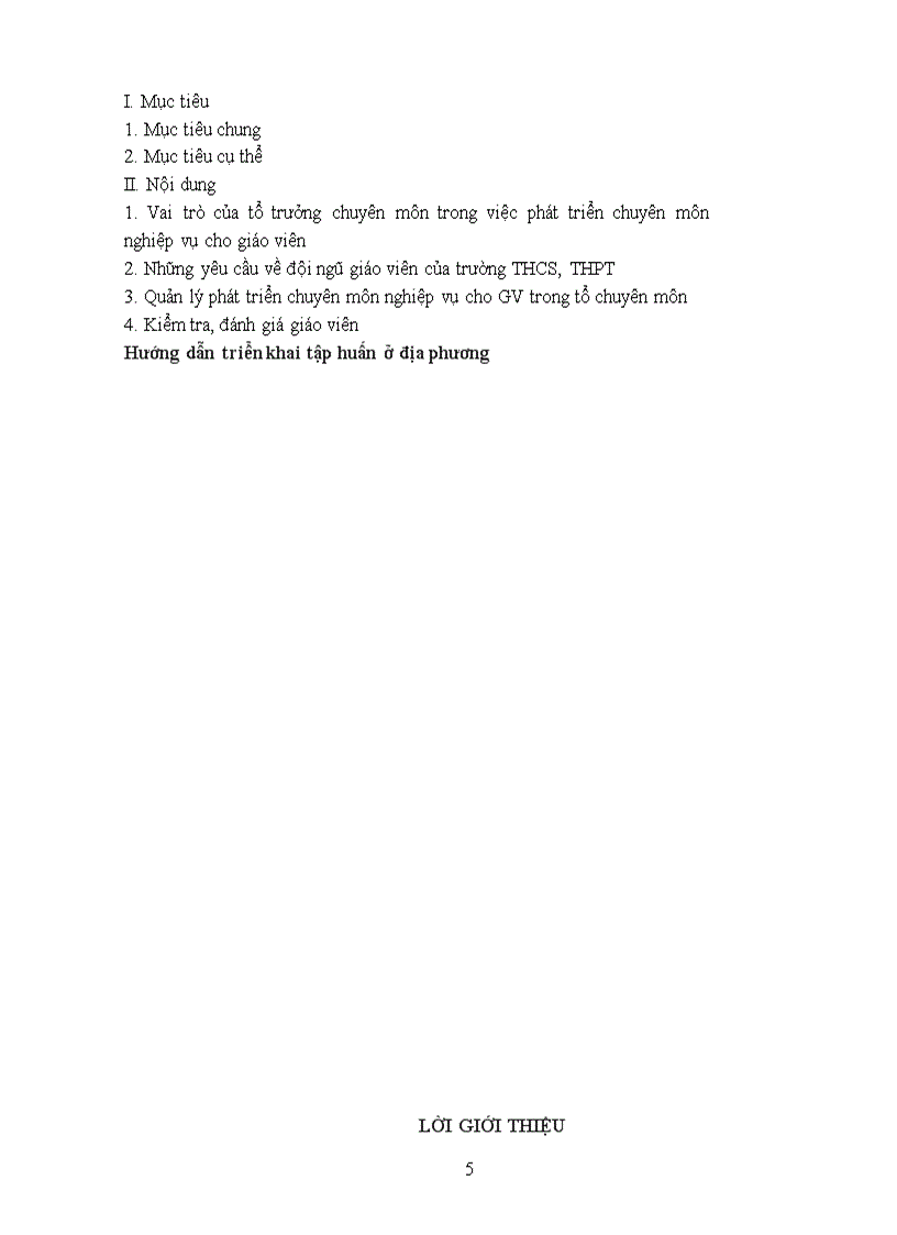 image for page Tài liệu tập huấn tổ trưởng chuyên môn THCS