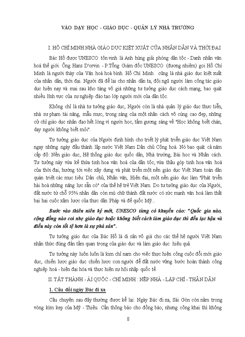 image for page Tài liệu tập huấn tổ trưởng chuyên môn THCS