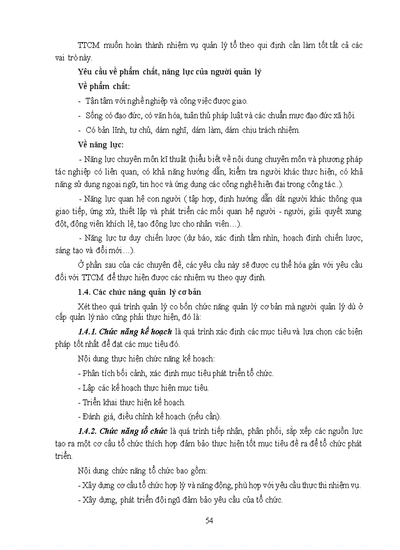 image for page Tài liệu tập huấn tổ trưởng chuyên môn THCS