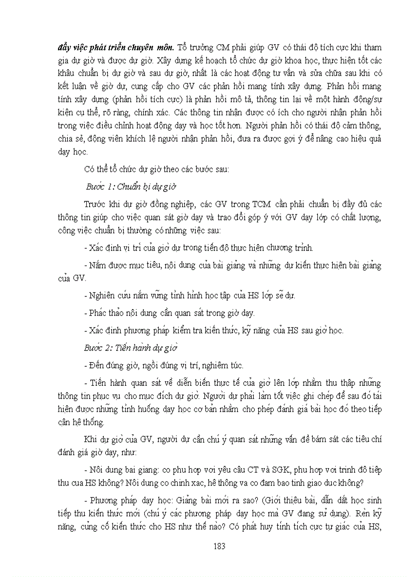 image for page Tài liệu tập huấn tổ trưởng chuyên môn THCS