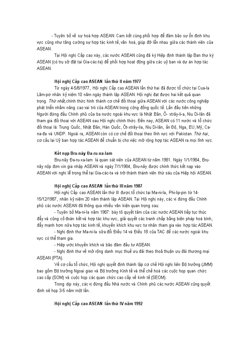 image for page Thông tin cơ bản về ASEAN