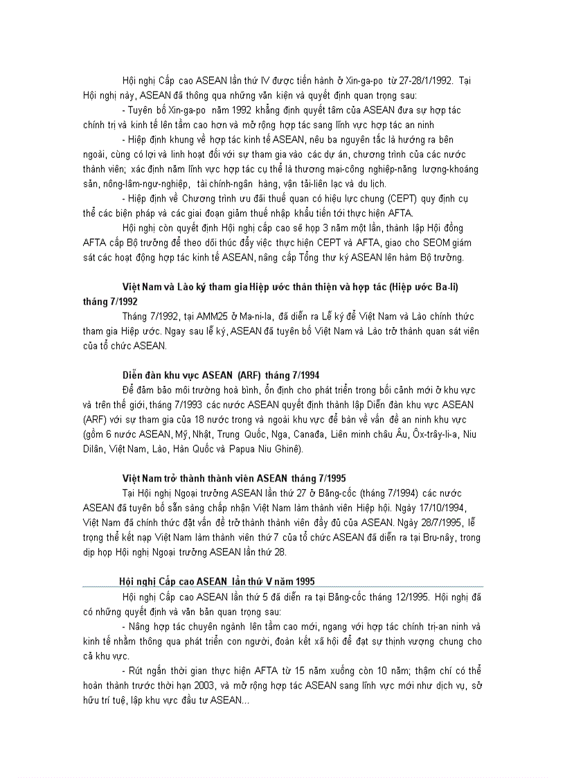 image for page Thông tin cơ bản về ASEAN