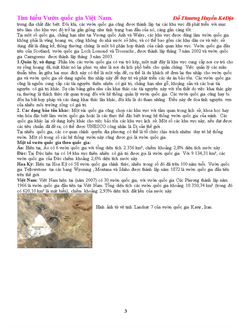 image for page Tìm hiểu 30 vườn quốc gia ở Việt Nam