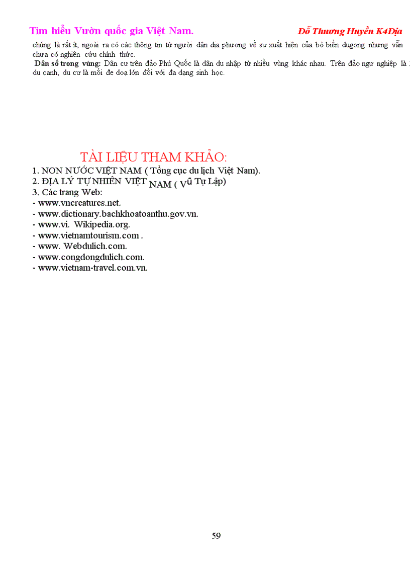 image for page Tìm hiểu 30 vườn quốc gia ở Việt Nam