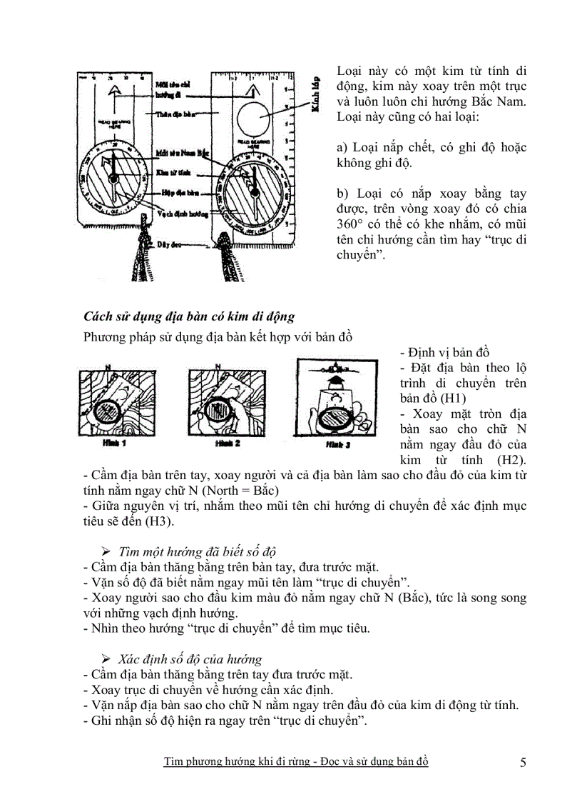 image for page Tìm hướng sử dụng bản đồ