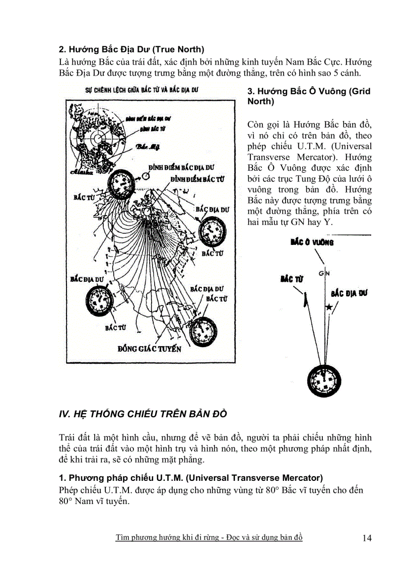 image for page Tìm hướng sử dụng bản đồ