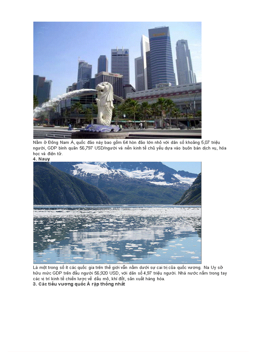 image for page 10 quốc gia giầu nhất thế giới