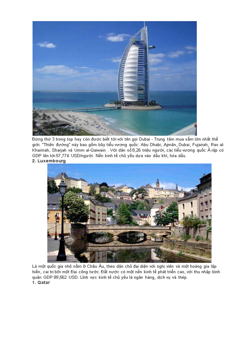 image for page 10 quốc gia giầu nhất thế giới