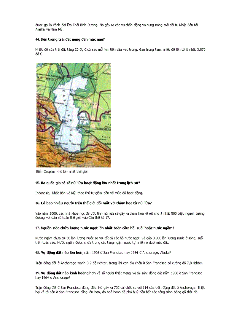 image for page 101 điều thú vị về Trái Đất sưu tầm