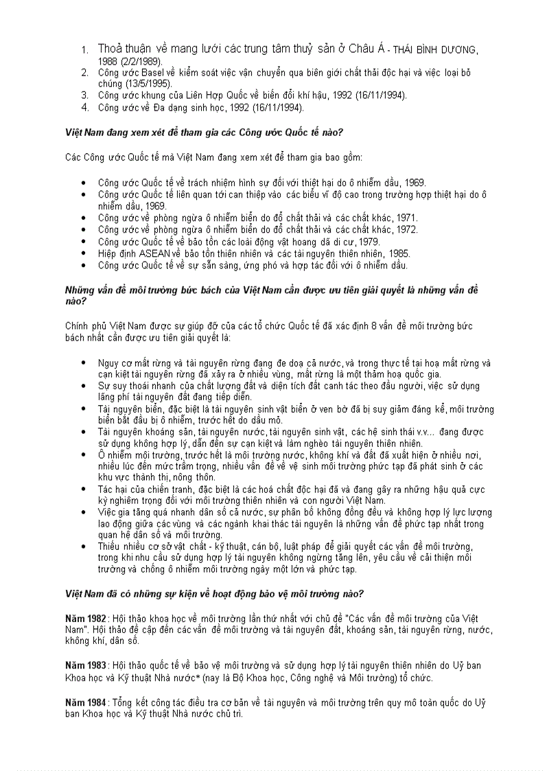 image for page 200 Câu hỏi về Môi Trường