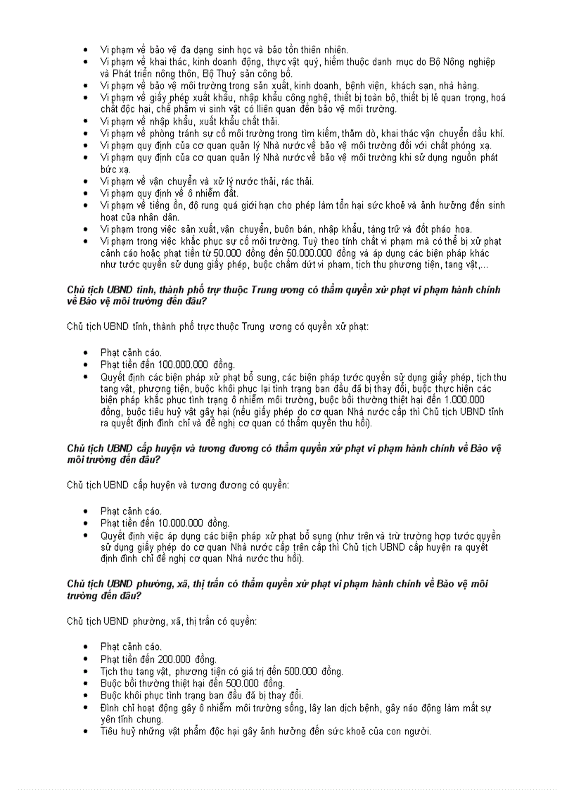 image for page 200 Câu hỏi về Môi Trường