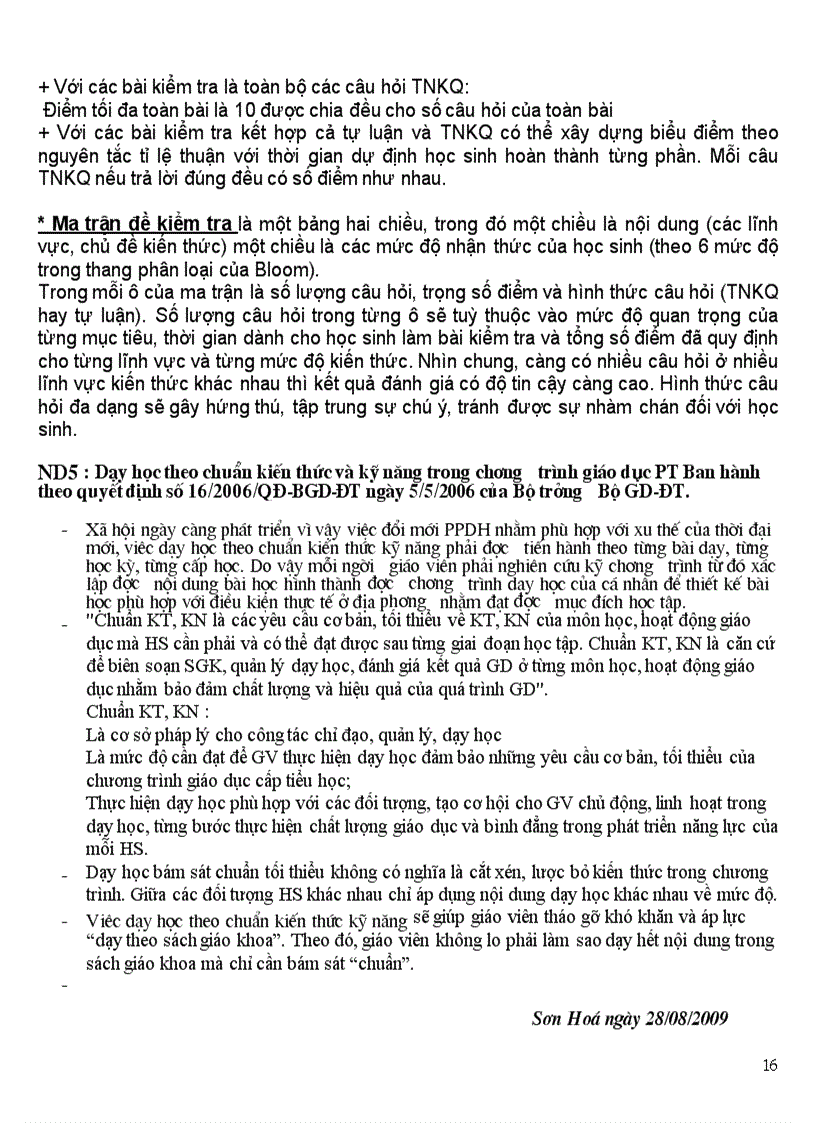 image for page Bài thu hoạch bdtx hè 2009