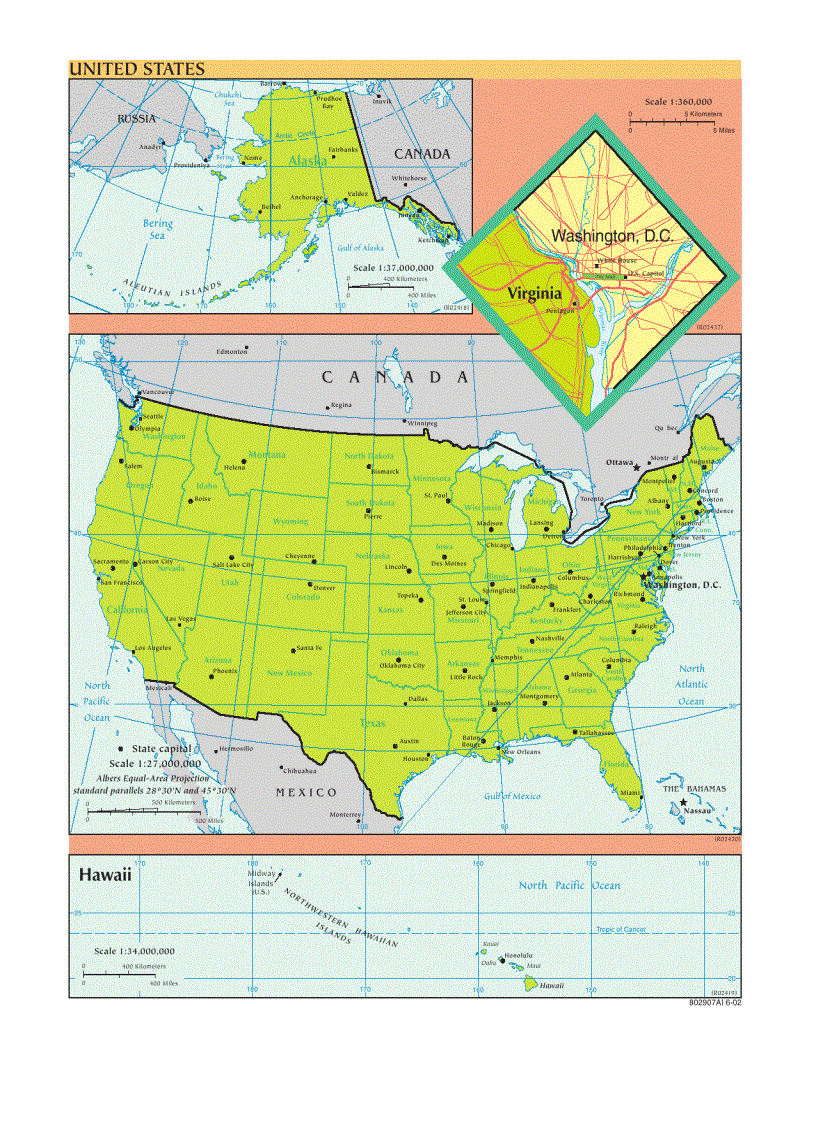 Bản đồ thế giới USA
