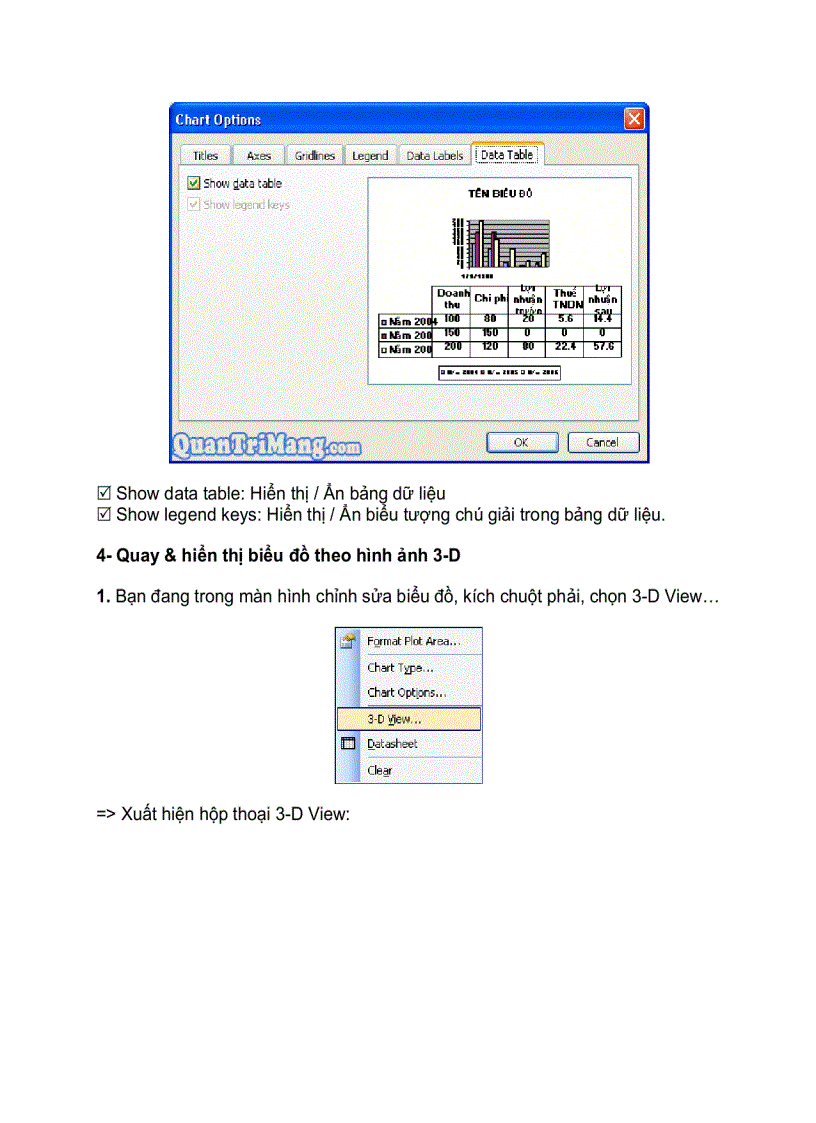 image for page Biểu đồ trong MS Word