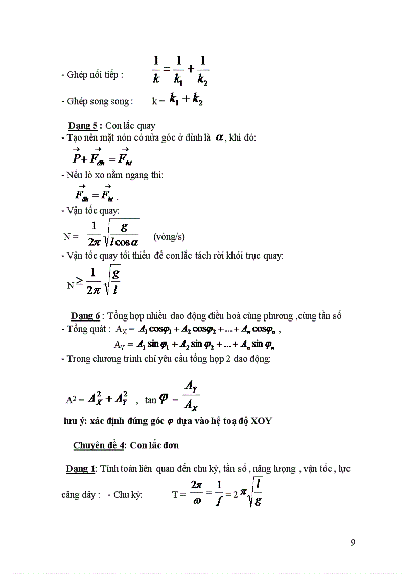 image for page Các dạn bài toán lý 12 Mời các bạn tham khảo