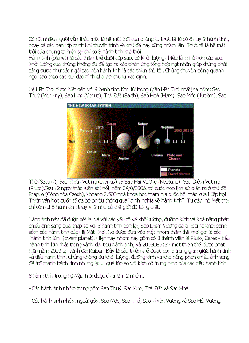 image for page Các hành tinh trong hệ mt