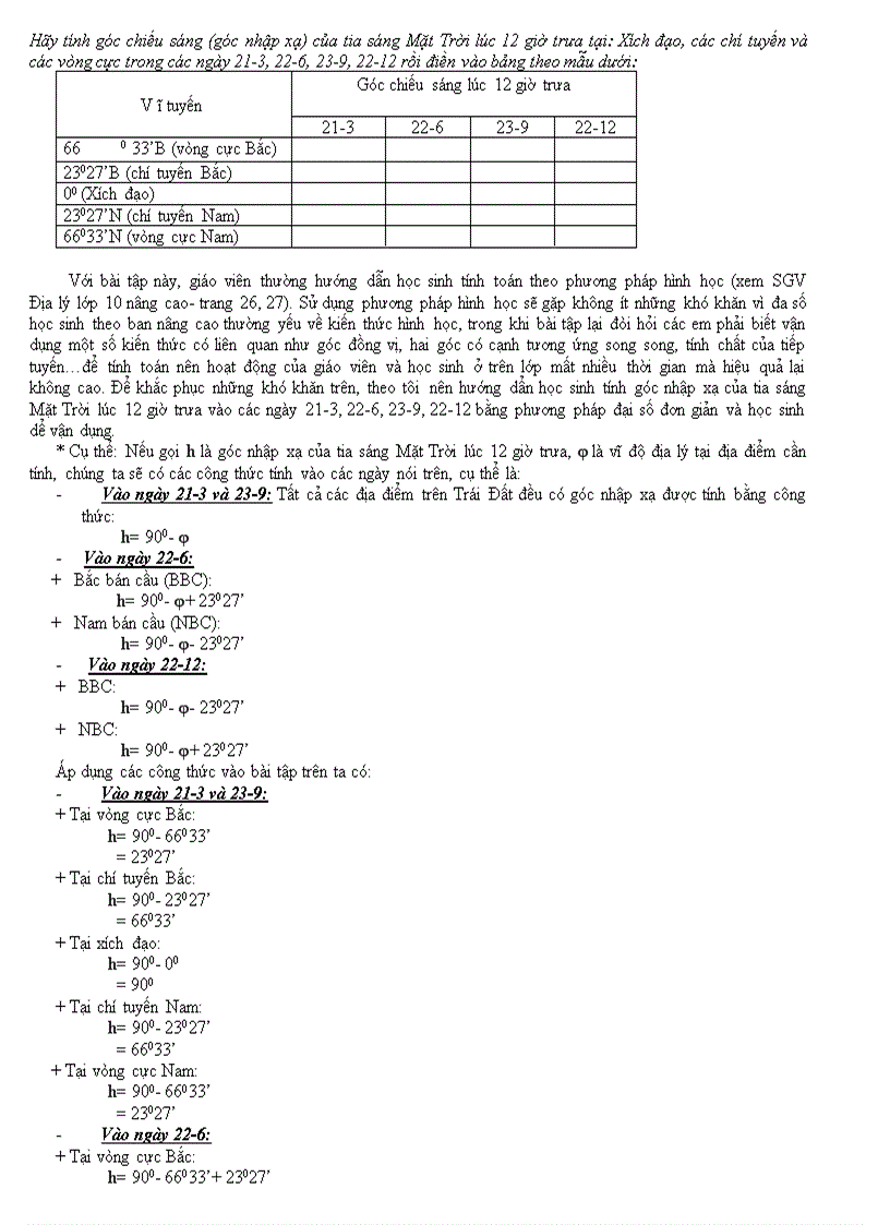 image for page Cách tính goc nhạp xạ Chuyên Lam Sơn