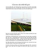 Cầu treo dài nhất thế giới